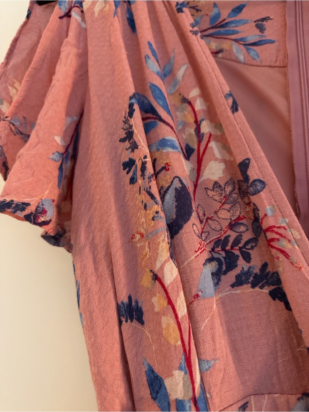 Lulu's Fiorire Rose Floral Print Faux Wrap Maxi Dress - Picture 5 of 10